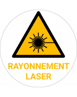 Panneau pictogramme Rayonnement laser