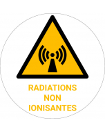 Panneau pictogramme Radiations non ionisantes