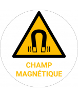 Panneau pictogramme Champ magnétique