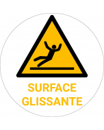 Panneau pictogramme Surface glissante