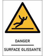 Panneau   Surface glissante