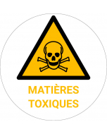 Panneau pictogramme Matières toxiques