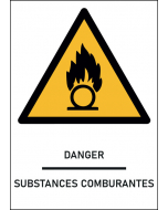 Panneau Substances comburantes