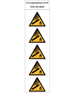 Autocollants Bouteille pressurisée 5N