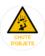 Panneau pictogramme Chute d'objets