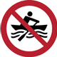  Embarcations sans moteur interdites