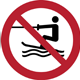 Activités nautiques tractées interdites