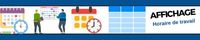 Catégories Affichage horaire de travail