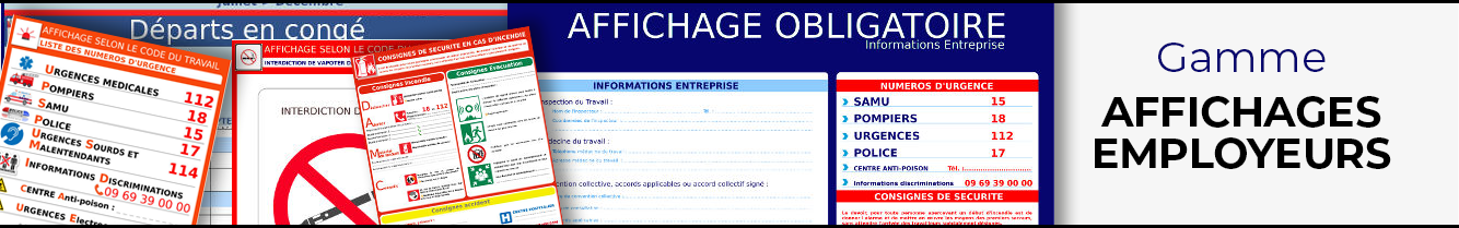 Affichages Obligatoires entreprise