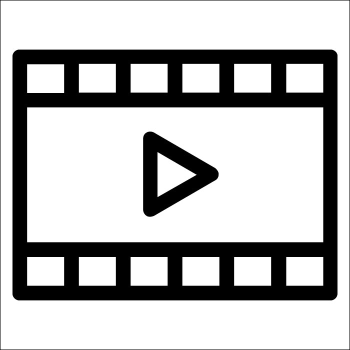 Plaque de porte carrée  Salle de montage vidéo