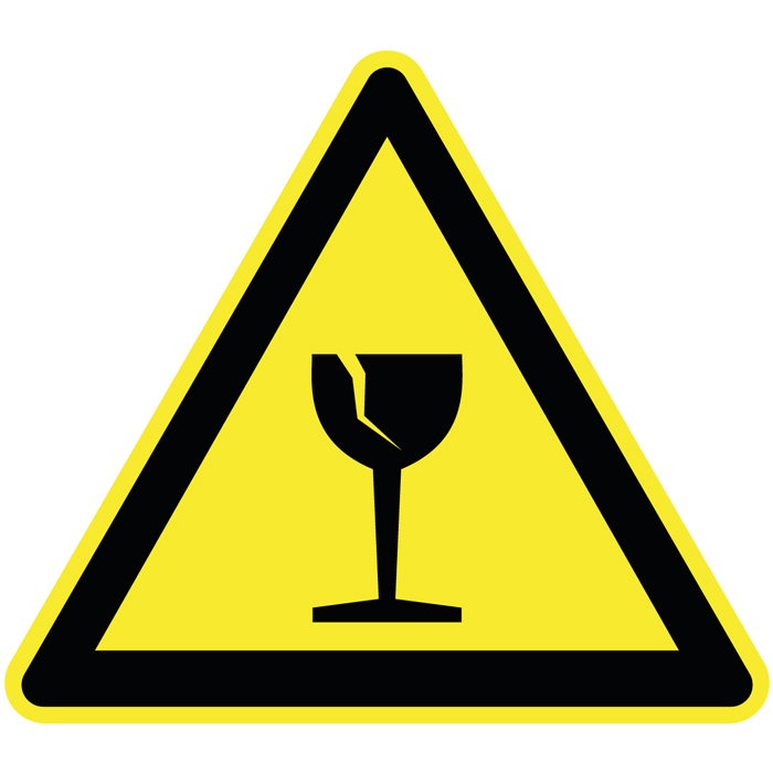 Pictogramme Danger risques de casse