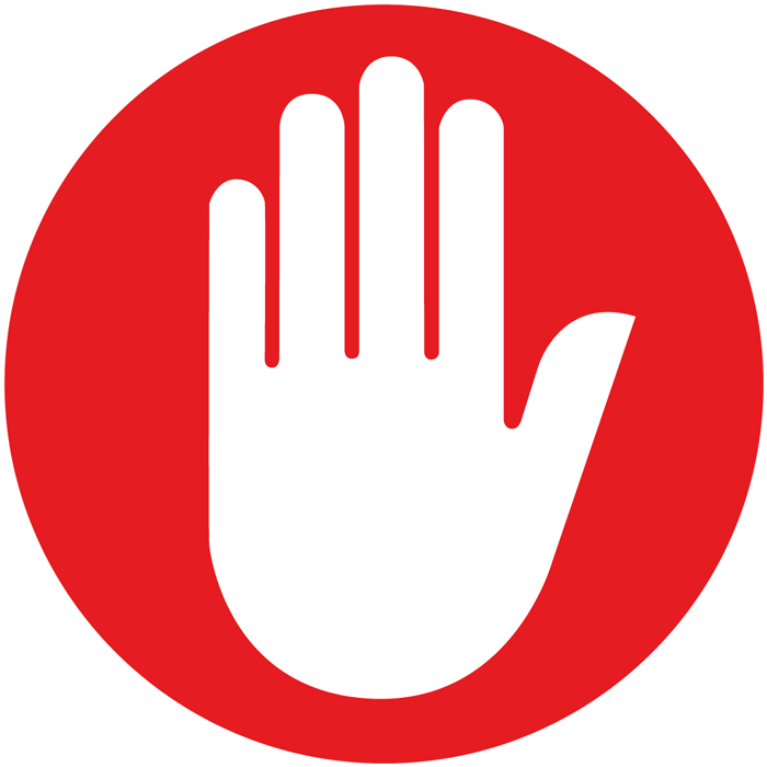 Pictogramme Stop