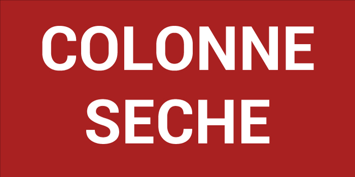 Pictogramme COLONNE SÈCHE
