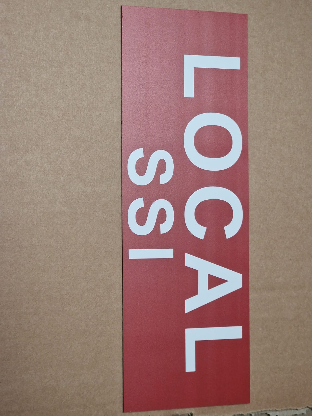 Pictogramme LOCAL SSI