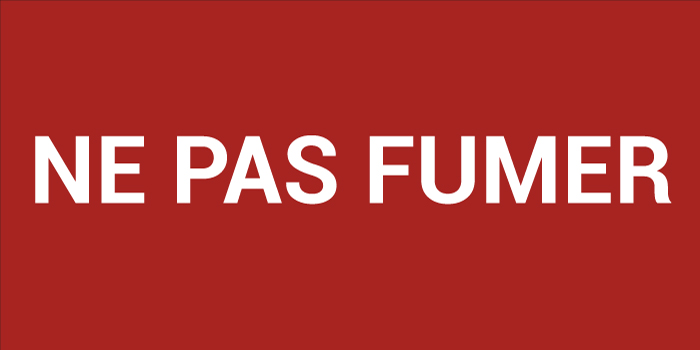Pictogramme NE PAS FUMER
