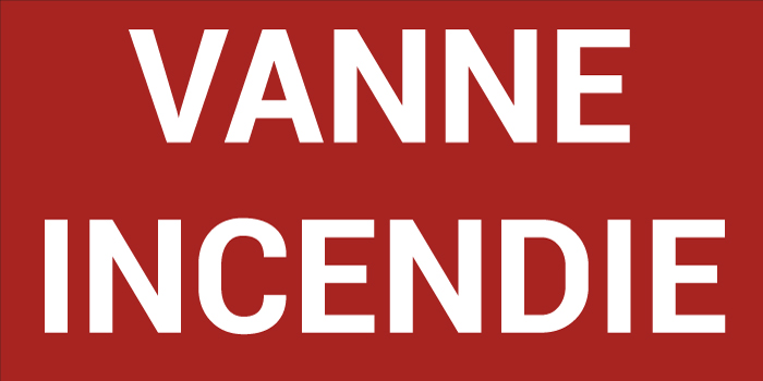 Pictogramme VANNE INCENDIE

