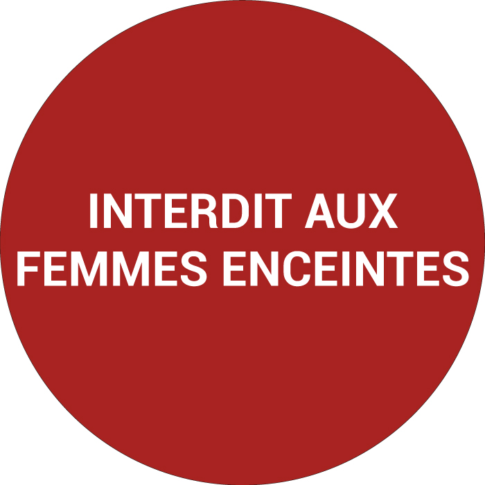 Pictogramme INTERDIT AUX FEMMES ENCEINTES
