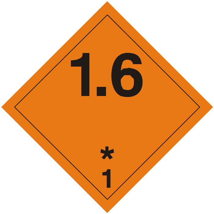 Pictogramme ADR_1.6