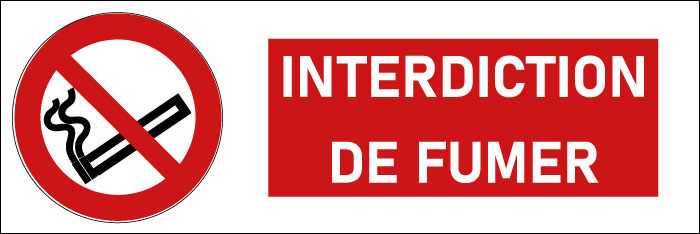 Pictogramme Interdiction de fumer