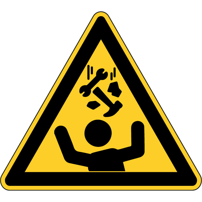 Pictogramme Chute éventuelle d'outils - STF 3106S
