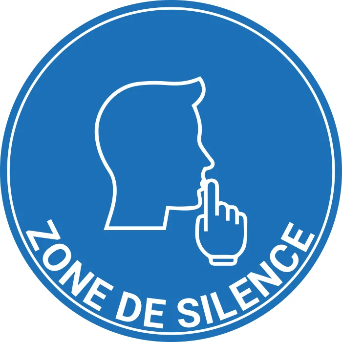 zone de silence, interdit au bruit