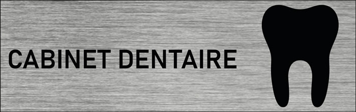 Plaque de porte Cabinet dentaire
