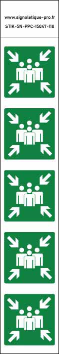 Panneau Point-de-rassemblement-5N 
