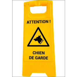 Chevalet attention chien de garde