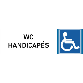Plaque de porte classique WC-Handicapés