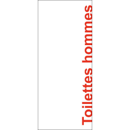 STICKER ff2300 Toilettes hommes