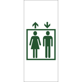 STICKER 2c6e49 ascenseur-homme-femme double flèche 5