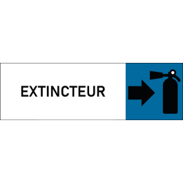 Plaque de porte classique Extincteur