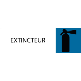 Plaque de porte classique Extincteur