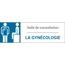 Plaque de porte classique Gynécologie