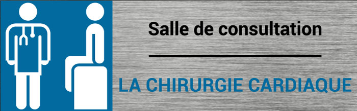 Plaque de porte Chirurgie cardiaque