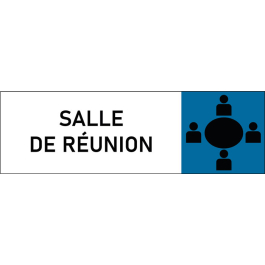 Plaque de porte classique Salle de réunion