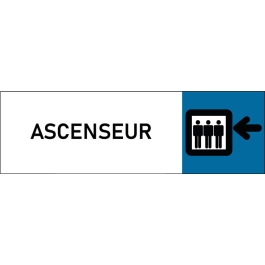Plaque de porte classique Ascenseur