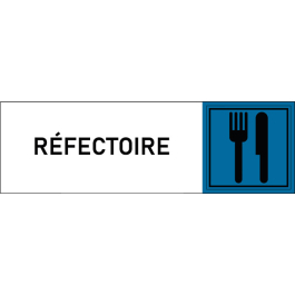 Plaque de porte classique Réfectoire