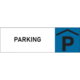 Plaque de porte classique Parking