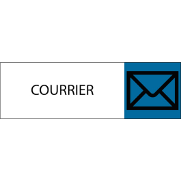 Plaque de porte classique Courrier