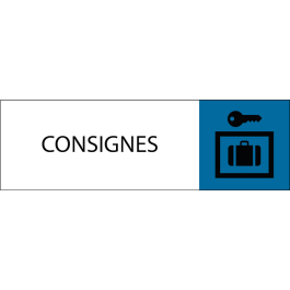 Plaque de porte classique Consignes