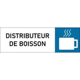 Plaque de porte classique Distributeur de boisson