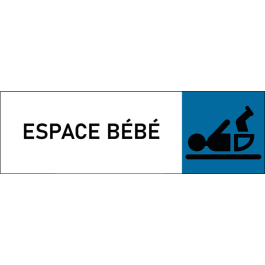 Plaque de porte classique Espace bébé
