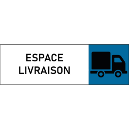Plaque de porte classique Espace livraison