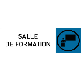 Plaque de porte classique Salle de formation