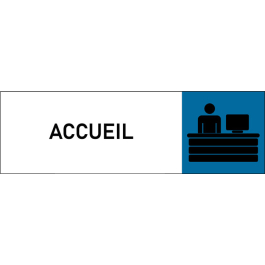 Plaque de porte classique Accueil
