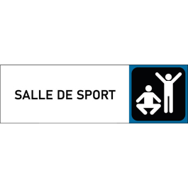 Plaque de porte classique Salle de sport