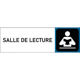 Plaque de porte classique Salle de lecture