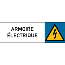 Plaque de porte classique armoire électrique