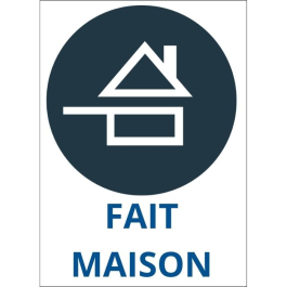 Affichage "Fait Maison" pour Hôtels, Cafés et Restaurants